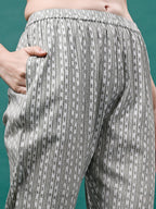 Floral Printed Casual Wear Kurta With Pant & Dupatta, Multicolor - Hiral Fashion