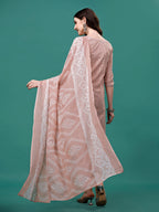 Floral Printed Casual Wear Kurta With Pant & Dupatta, Multicolor - Hiral Fashion
