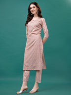 Floral Printed Casual Wear Kurta With Pant & Dupatta, Multicolor - Hiral Fashion