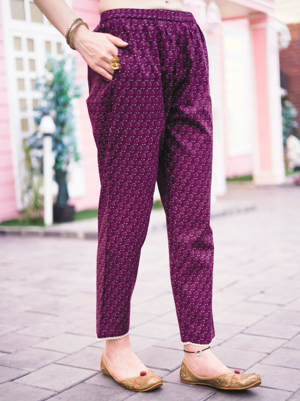 Floral Printed Kurta With Pant & Dupatta, Multicolor - Hiral Fashion - Distacart