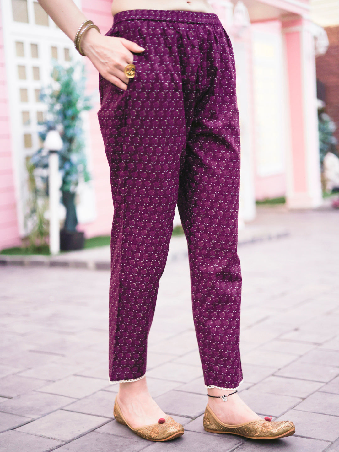 Floral Printed Kurta With Pant & Dupatta, Multicolor - Hiral Fashion - Distacart