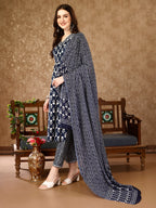 Nyra Cut Ethnic Motifs Printed Kurta With Pant & Dupatta, Multicolor - Hiral Fashion