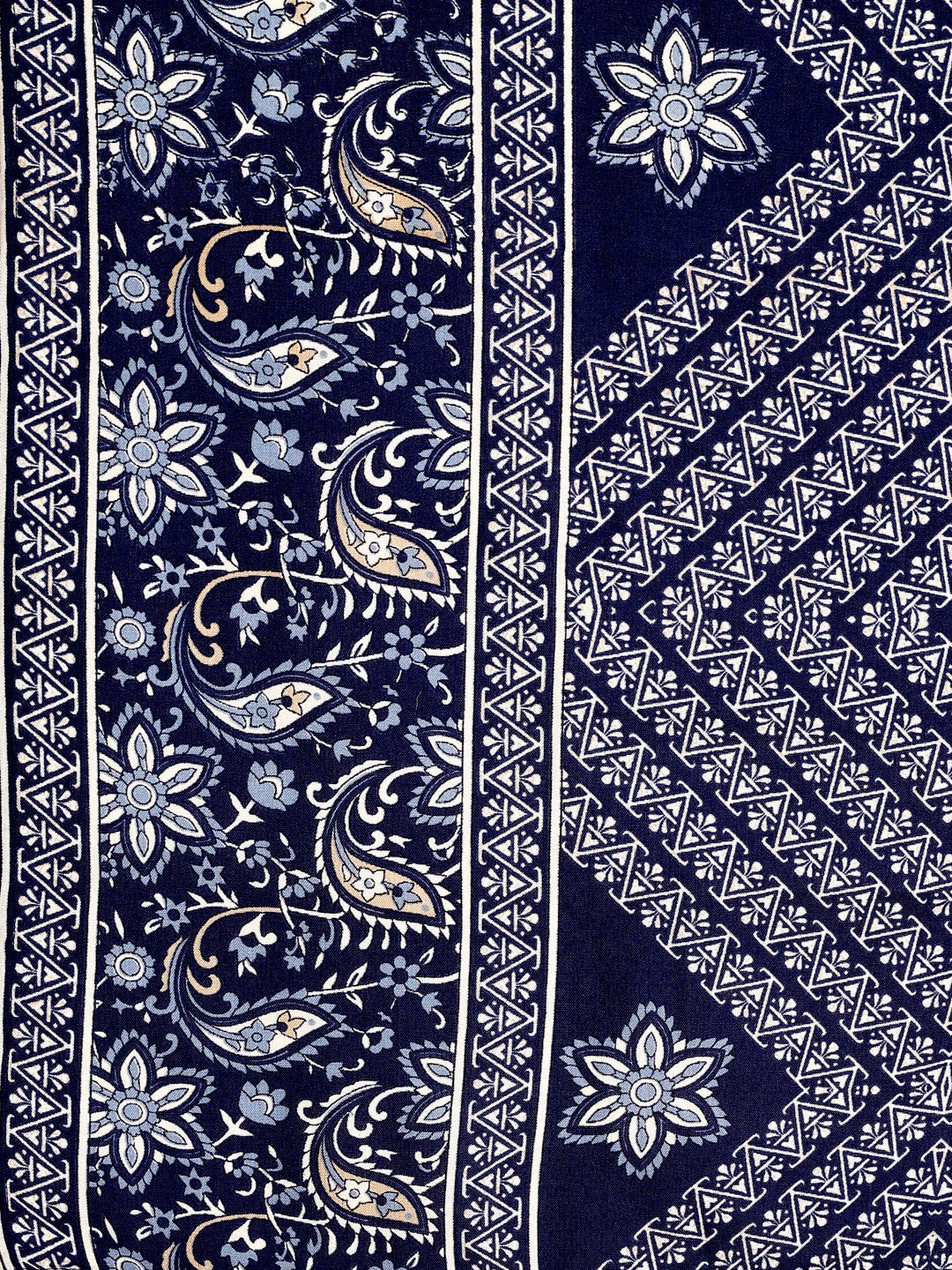 Embroidered & Printed Casual Wear Kurta With Printed Pant & Dupatta, Multicolor - Hiral Fashion - Distacart