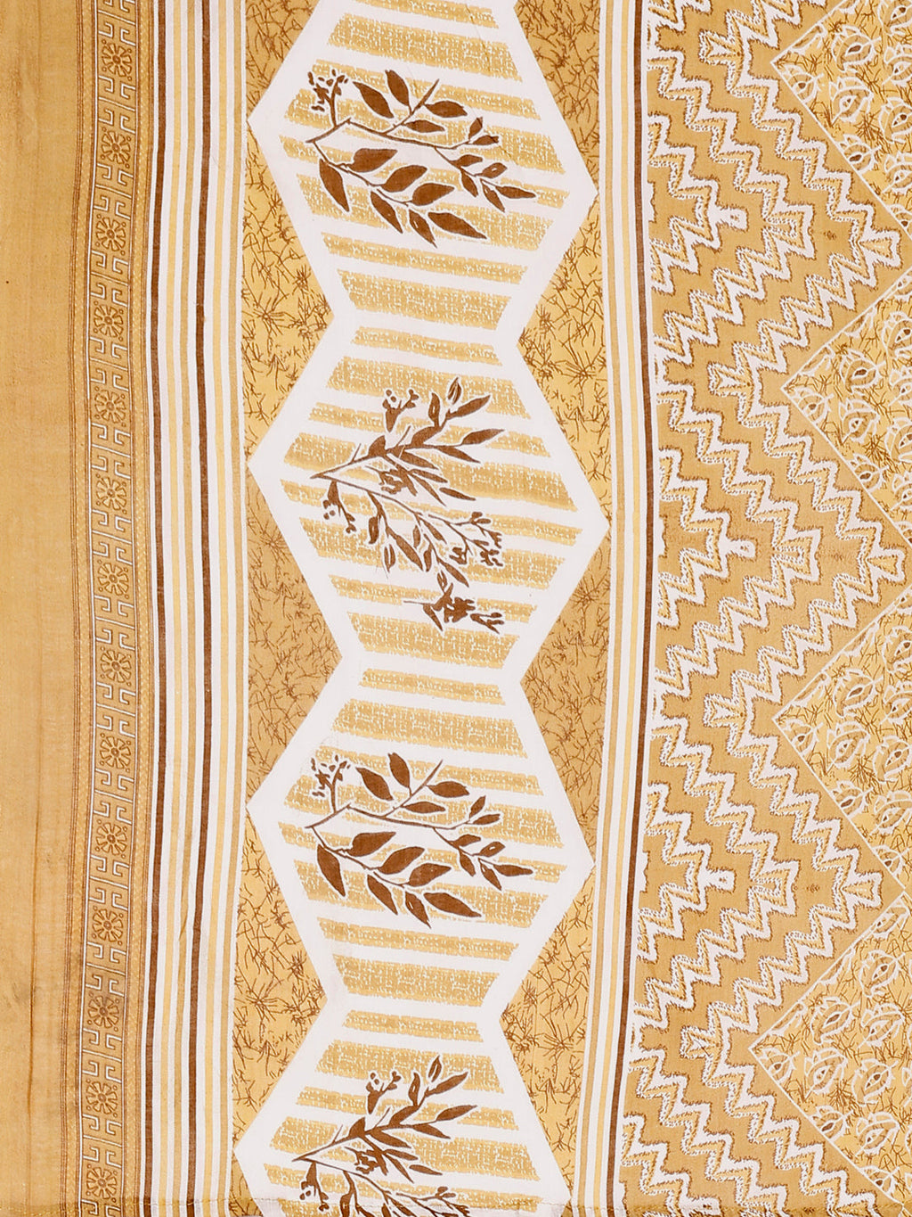 Leaf Printed Kurta With Printed Pant & Dupatta, Multicolor - Hiral Fashion - Distacart