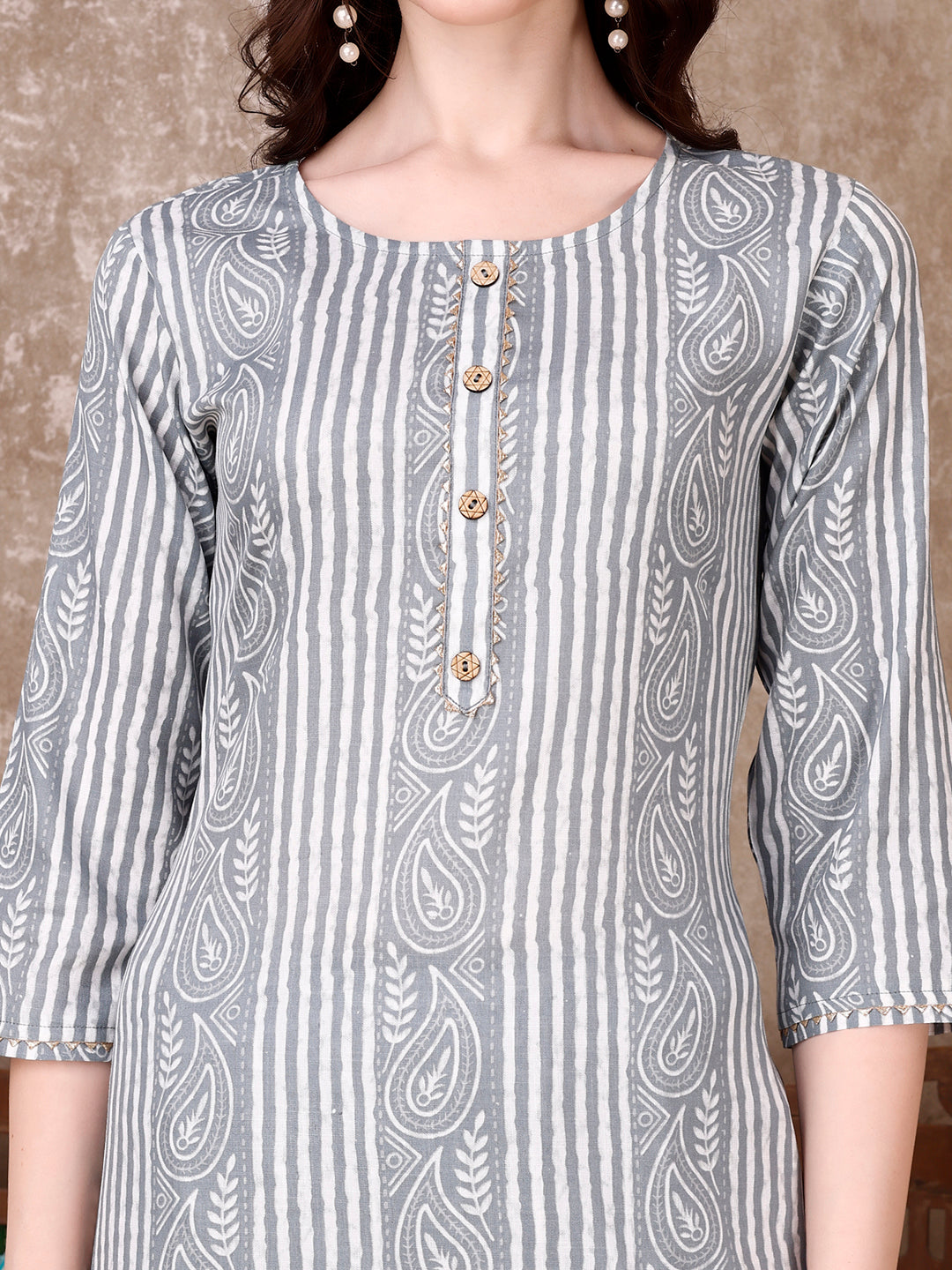 Printed Kurta With Printed Pant & Dupatta, Multicolor - Hiral Fashion - Distacart