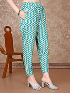 Floral Printed Kurta With Printed Pant & Dupatta, Multicolor - Hiral Fashion