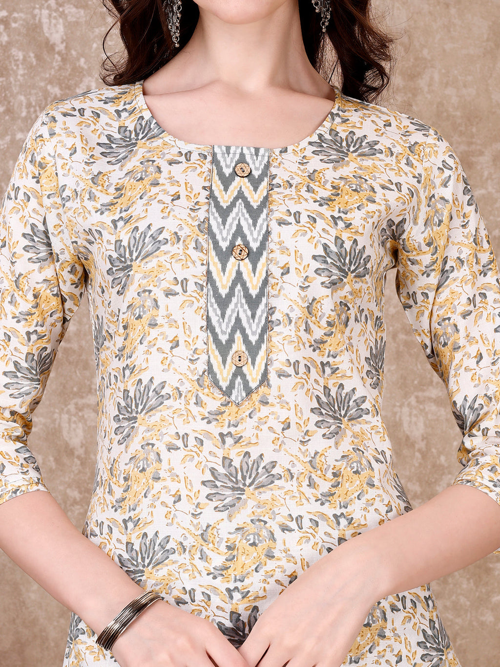 Floral Printed Kurta With Printed Pant & Dupatta, Multicolor - Hiral Fashion - Distacart