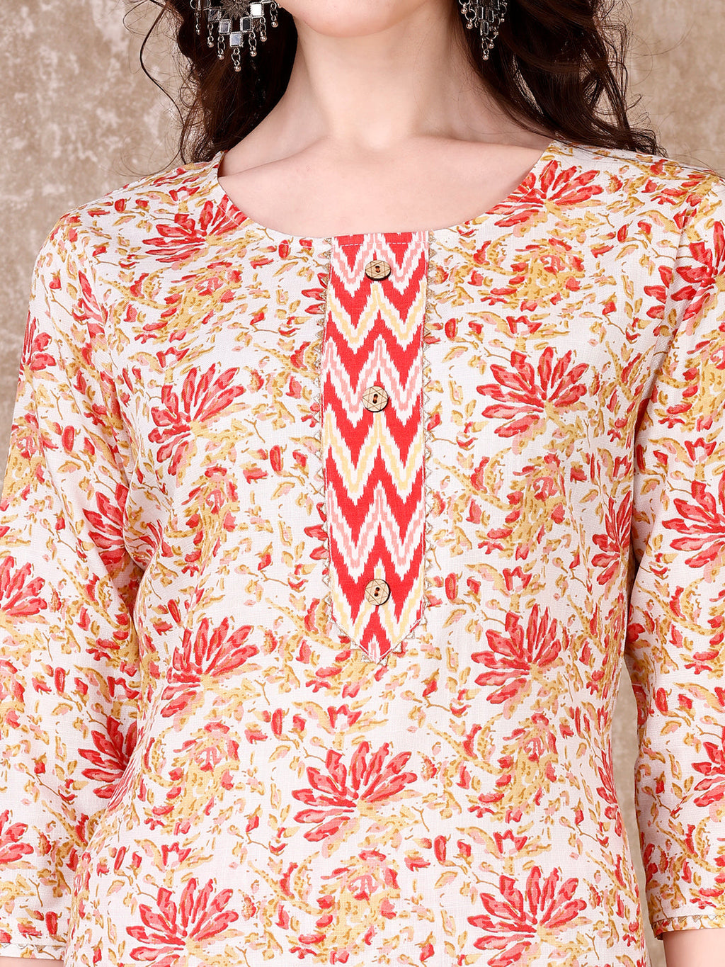 Floral Printed Kurta With Printed Pant & Dupatta, Multicolor - Hiral Fashion - Distacart