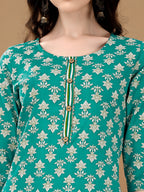 Ethnic Motifs Printed Kurta With Ethnic Motifs Printed Kurta With Printed Pant & Dupatta, Multicolor - Hiral Fashion - Distacart
