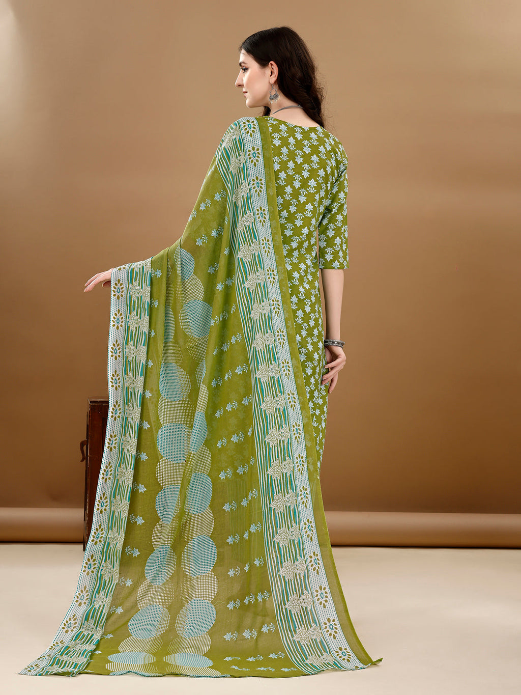 Ethnic Motifs Printed Kurta With Ethnic Motifs Printed Kurta With Printed Pant & Dupatta, Multicolor - Hiral Fashion - Distacart