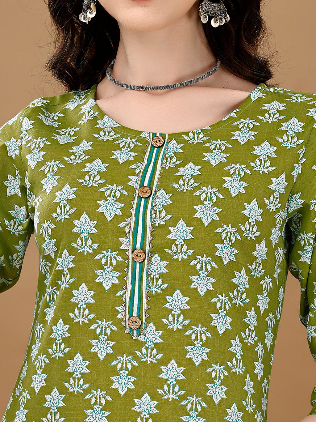 Ethnic Motifs Printed Kurta With Ethnic Motifs Printed Kurta With Printed Pant & Dupatta, Multicolor - Hiral Fashion - Distacart