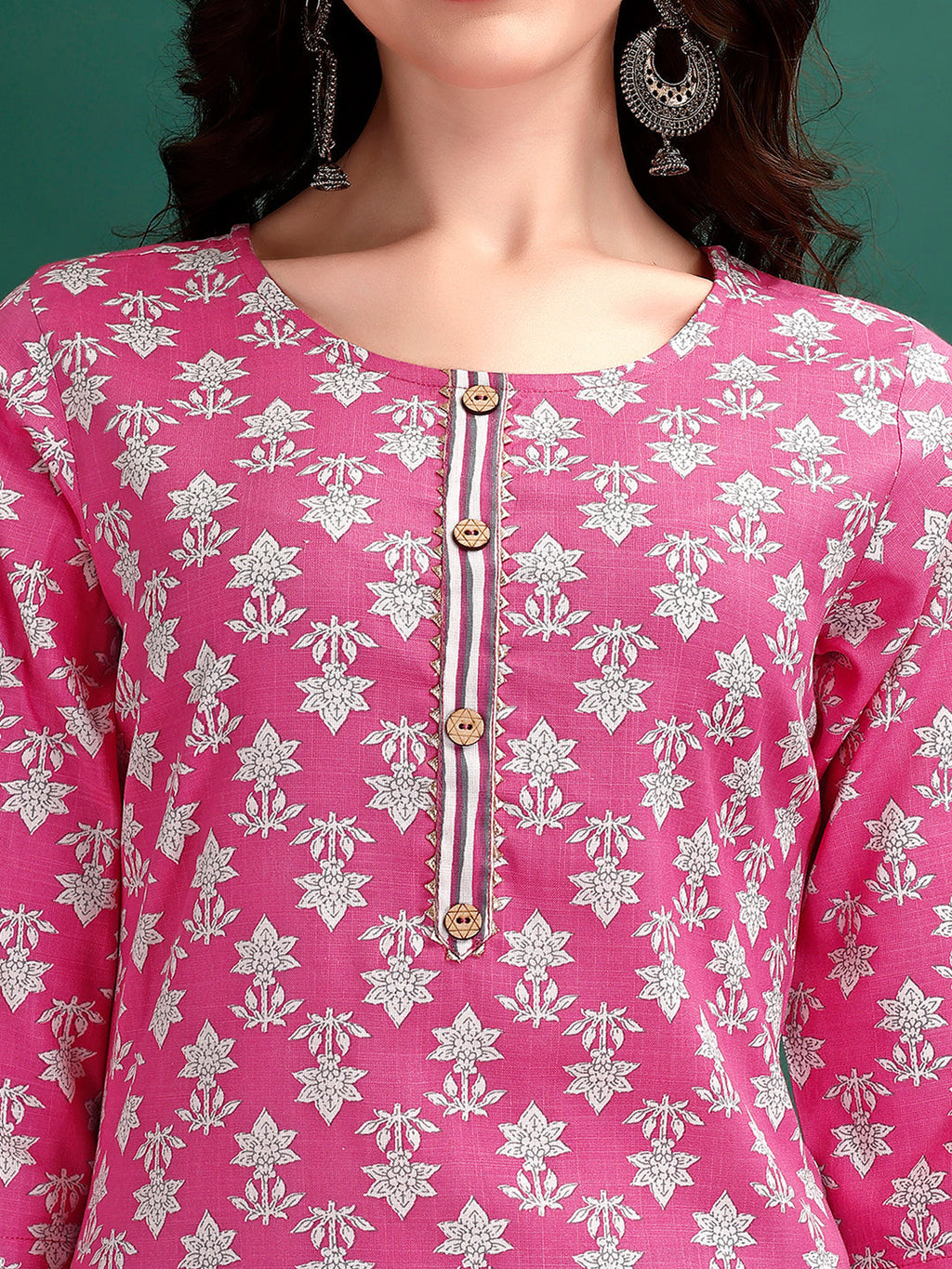 Ethnic Motifs Printed Kurta With Ethnic Motifs Printed Kurta With Printed Pant & Dupatta, Multicolor - Hiral Fashion - Distacart
