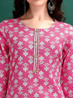 Ethnic Motifs Printed Kurta With Ethnic Motifs Printed Kurta With Printed Pant & Dupatta, Multicolor - Hiral Fashion - Distacart