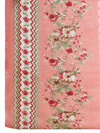 Floral Printed Kurta With Pant & Dupatta, Peach - Hiral Fashion - Distacart