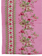 Floral Printed Kurta With Pant & Dupatta, Pink - Hiral Fashion