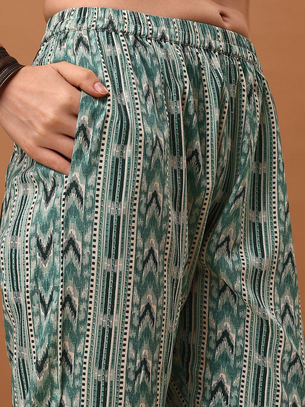 Floral Printed Kurta With Pant & Dupatta, Blue - Hiral Fashion - Distacart