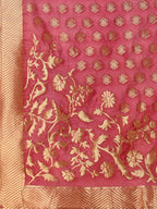 Alia Cut Sequined Embroidered Premium Kurta Set With Banarasi Silk Dupatta, Multicolor - Hiral Fashion