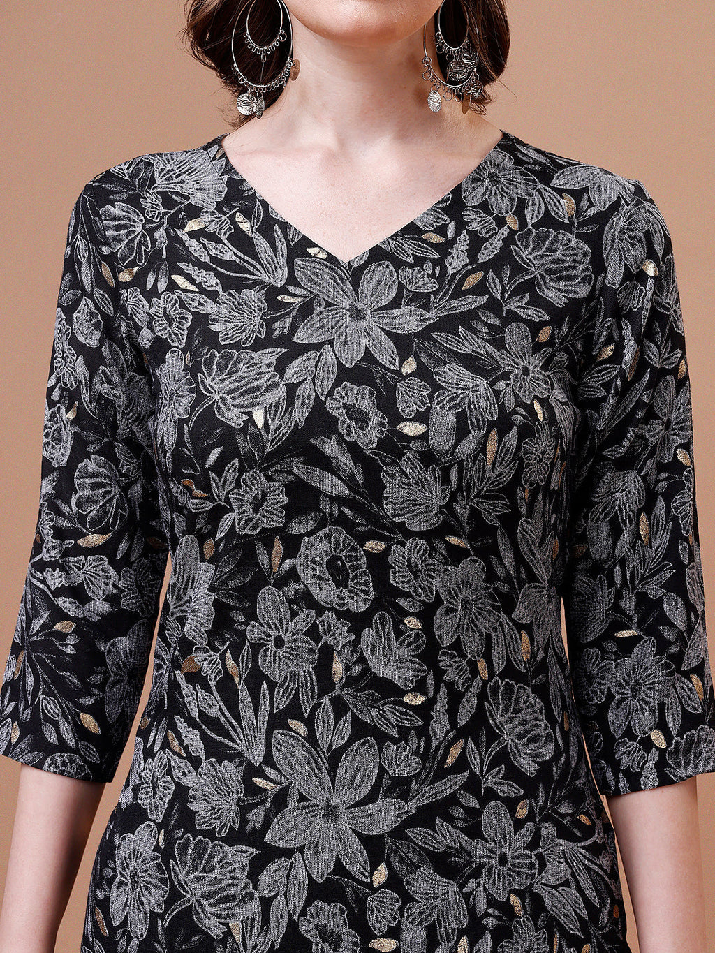 Women Floral Printed Casual Wear Kurta With Pant, Multicolor - Hiral Fashion