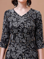 Women Floral Printed Casual Wear Kurta With Pant, Multicolor - Hiral Fashion