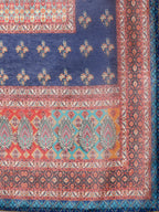 Printed Chanderi Kurta With Pant & Dupatta, Multicolor - Hiral Fashion - Distacart