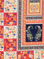 Hand Embroidered & Printed Kurta With Pant & Printed Dupatta, Multicolor - Hiral Fashion - Distacart