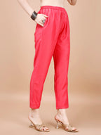 Hand Embroidered Stripes Printed Muslin Kurta With Pant & Dupatta, Multicolor - Hiral Fashion - Distacart