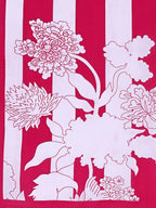 Hand Embroidered & Floral Printed Pure Silk Kurta With Pant & Dupatta, Pink - Hiral Fashion - Distacart