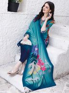 Embroidered & Floral Printed Kurta With Pant & Printed Dupatta Premium Luxury, Multicolor - Hiral Fashion - Distacart