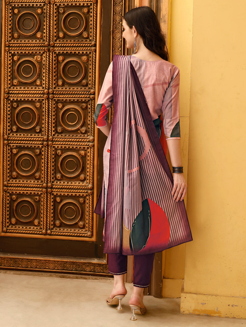 Embroidered & Floral Printed Kurta With Pant & Printed Dupatta Premium, Multicolor - Hiral Fashion - Distacart