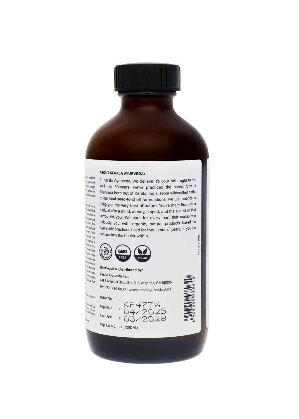 Kerala Ayurveda USA Oil Pulling Rinse (Arimedadi Thailam)