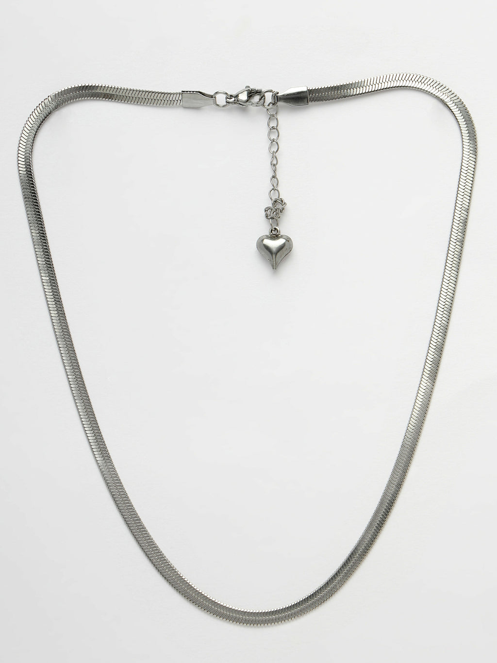 NVR Women's Set of 3 Silver-Toned German Silver Oxidised Chain