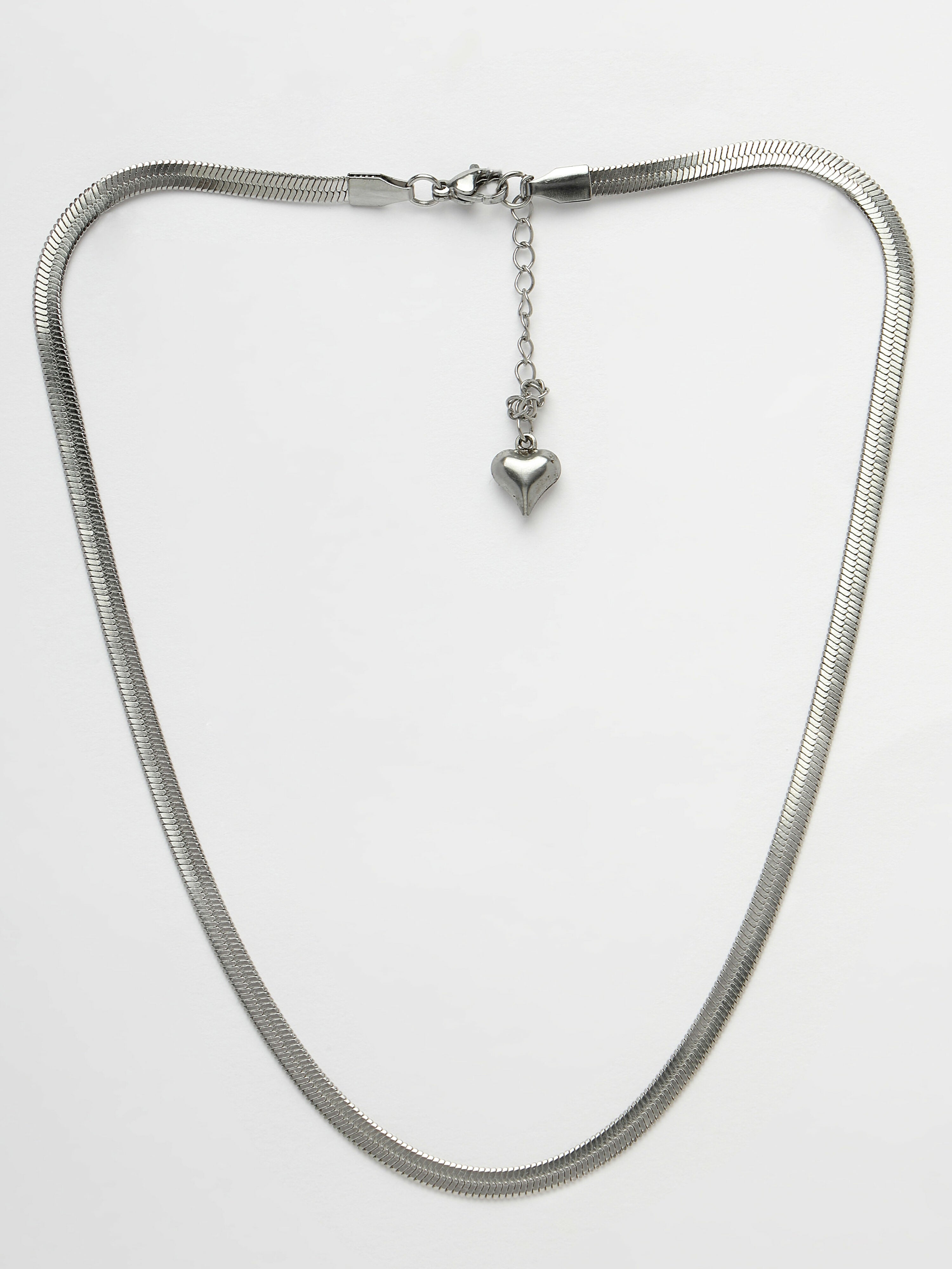 NVR Women's Set of 3 Silver-Toned German Silver Oxidised Chain