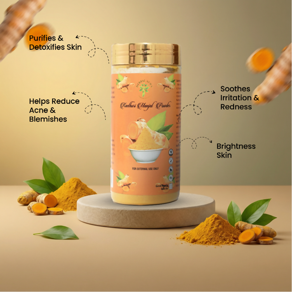 Herbal Aura Kasthuri Manjal Powder