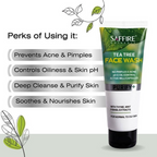 Saffire Naturals Tea Tree Purifying & Cleansing Face Wash