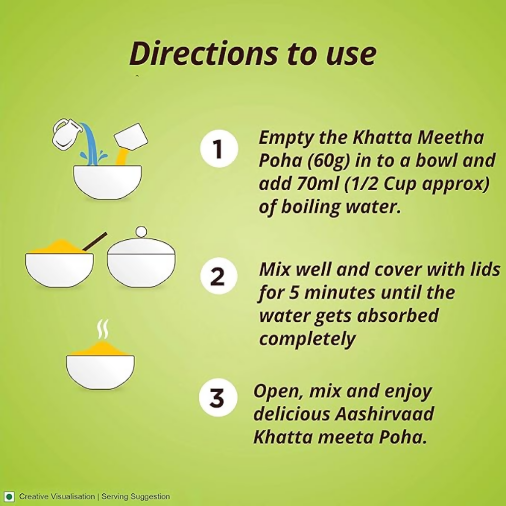 Aashirvaad Instant Khatta Meetha Poha - Distacart