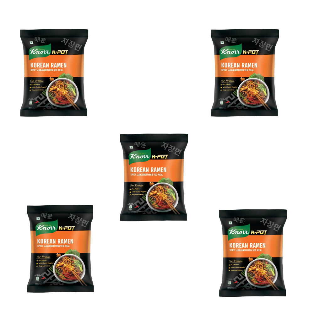 Knorr Korean Ramen Spicy Jjajangmyeon Instant Noodles - Distacart