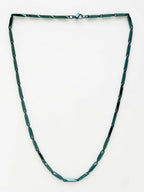 NVR Men's Handcrafted Green Rhodium Plated Chain - Distacart