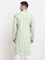 Jompers Men's Woven Kurta - Green
