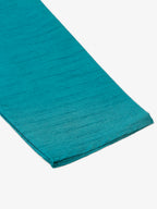 Jompers Men's Solid Dupion Silk Kurta - Teal