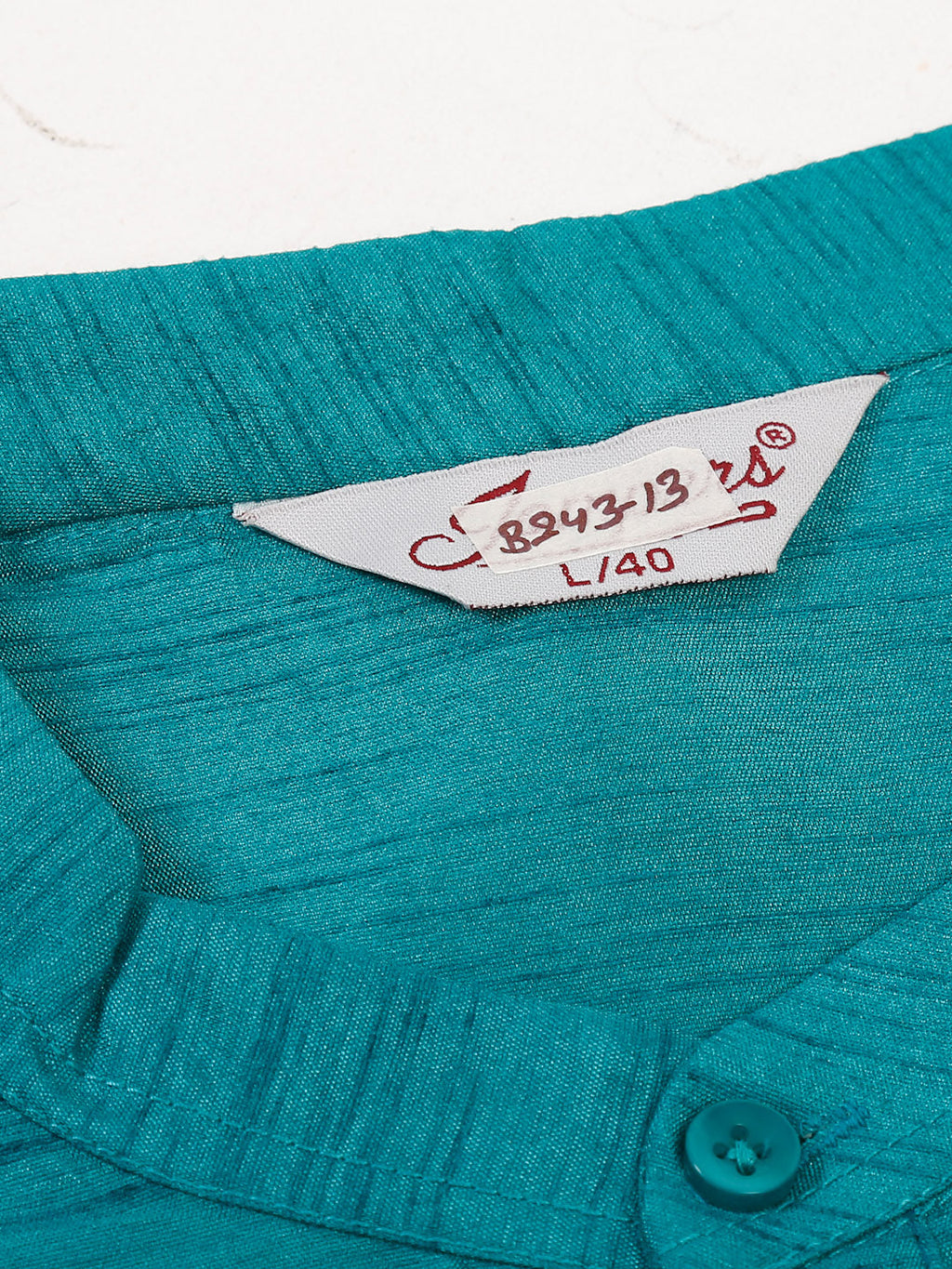 Jompers Men's Solid Dupion Silk Kurta - Teal