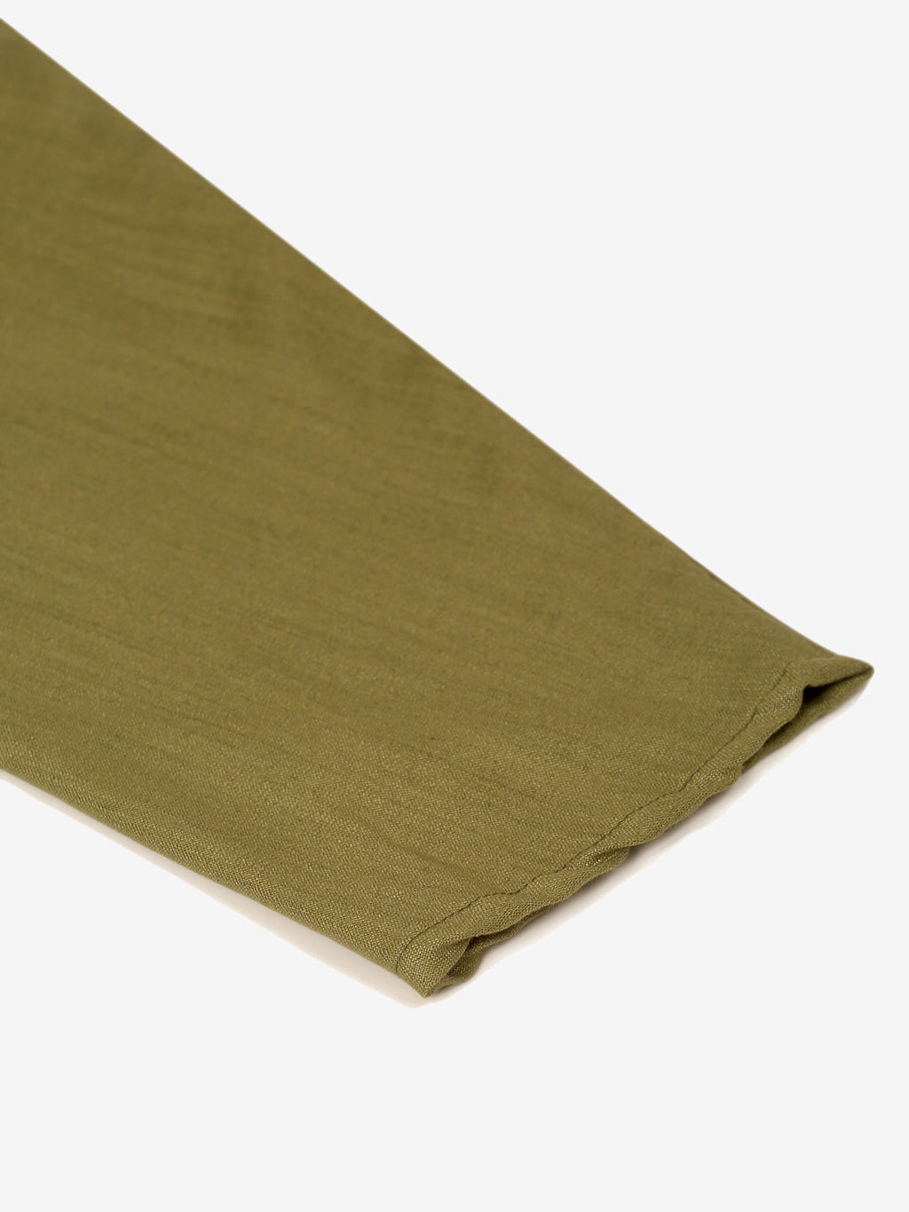 Jompers Men's Olive Green Embroidered Kurta