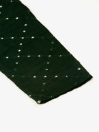 Jompers Men's Green Mirror Work Kurta Only