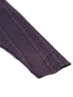 Jompers Men's Pure Cottom Embroidered Kurta Only - Navy Blue