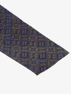 Jompers Men's Navy Blue Floral Printed Kurta Only