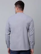 Jompers Men's Black Solid Short Kurta