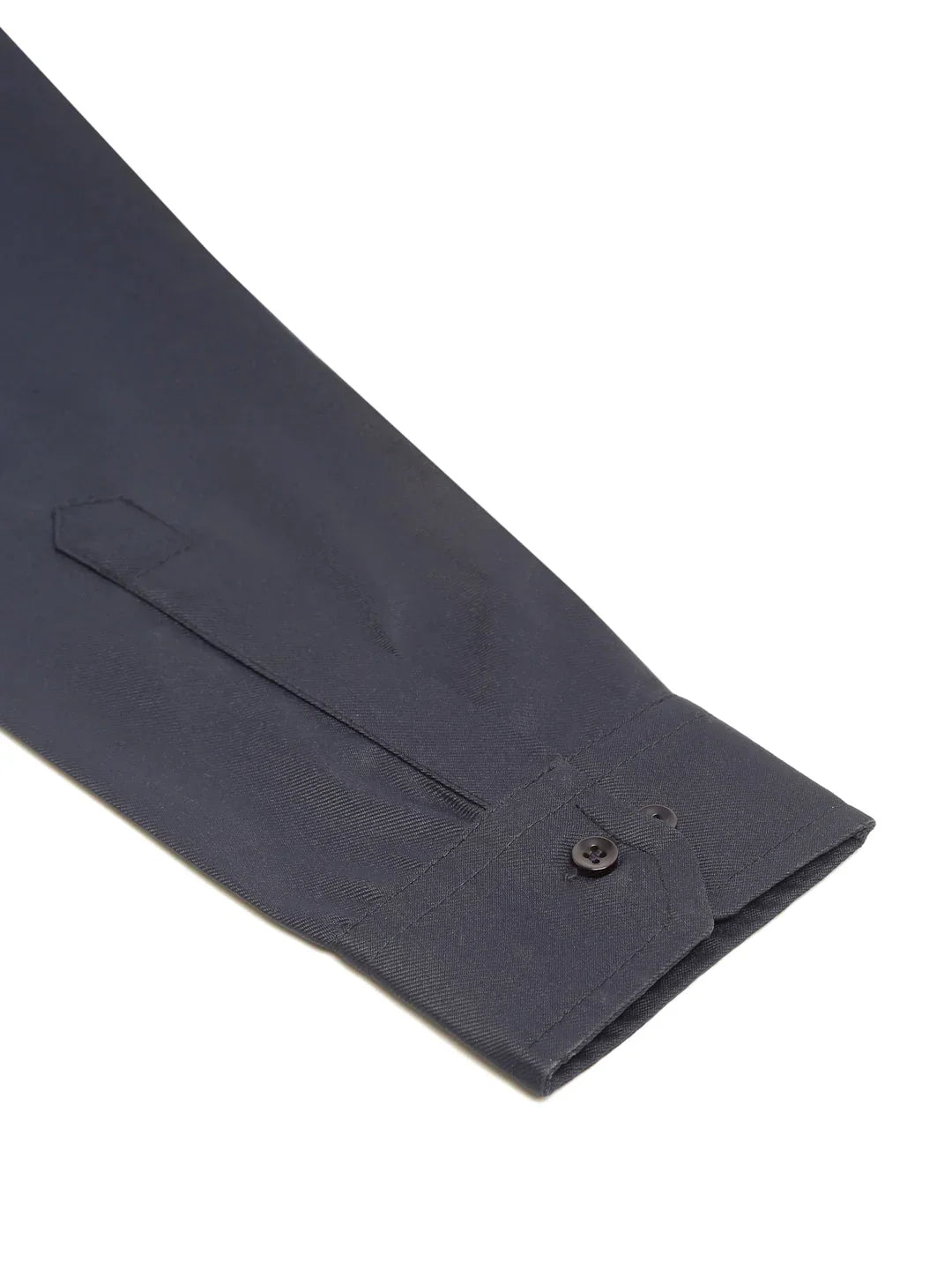 Jompers Men's Navy-Blue Solid Cotton Short Kurta - Navy Blue