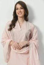 Joban Fashion Cream Cotton Kurta Set