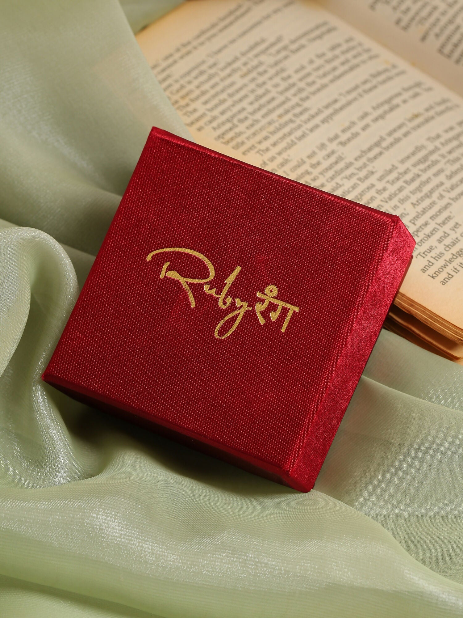 Ruby Raang Diamond Crystal Ring