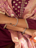 Indo Era Ethnic Motifs Yoke Design Straight Gotta Patti Liva Kurta with Trousers & Dupatta - Distacart