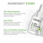 Oshea Herbals Phytoderma 10% Niacinamide plus Zinc Pca Face Serum